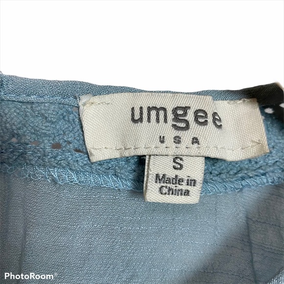 Umgee cold shoulder embroidered top - Picture 6 of 7
